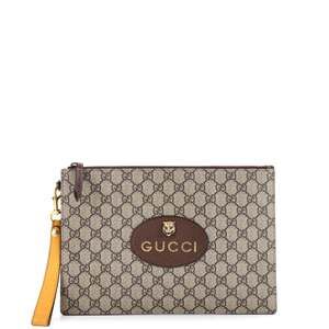 Gucci Neo Vintage Wristlet Pouch Gg #194423G96B